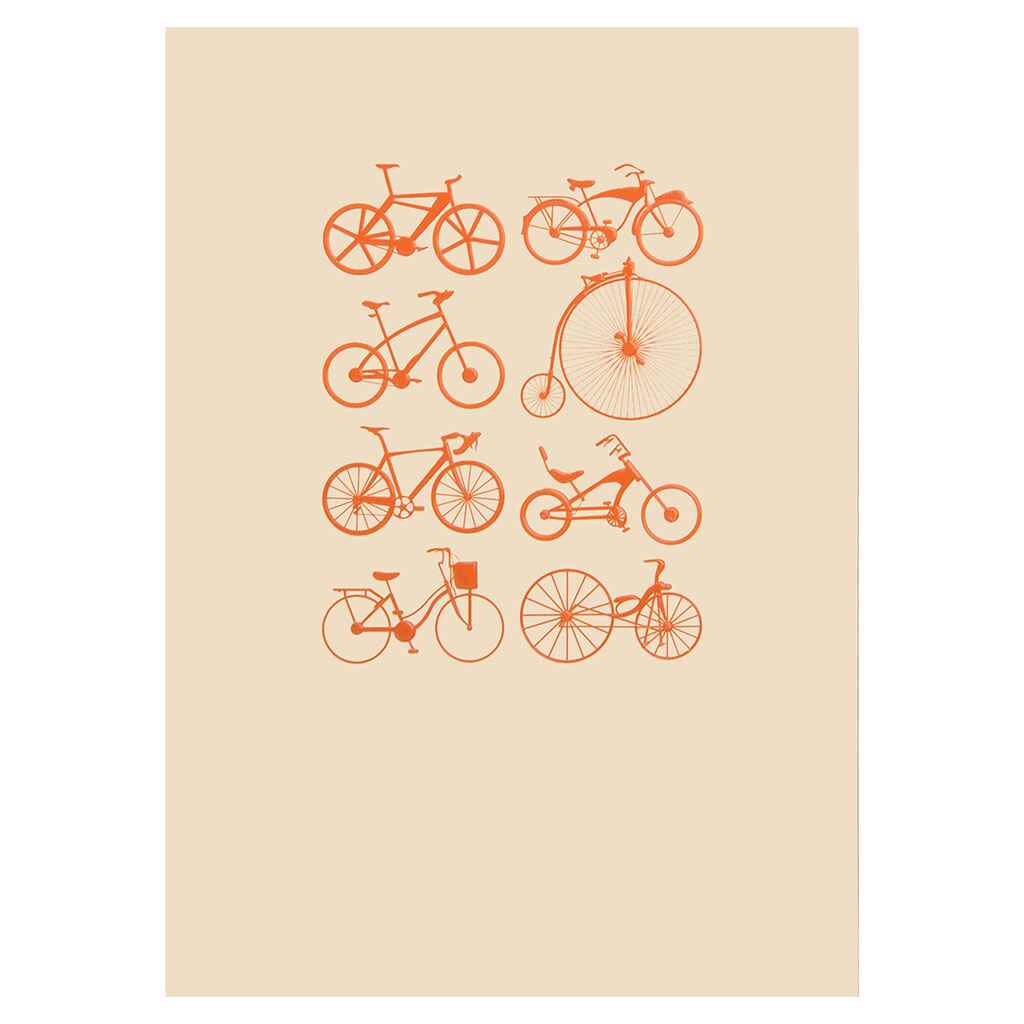 Bicycles Greeting Card
