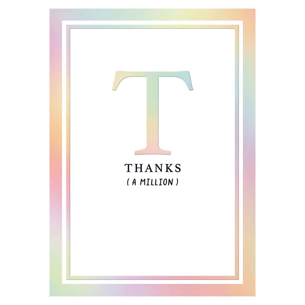 Thanks a Million Greeting Card