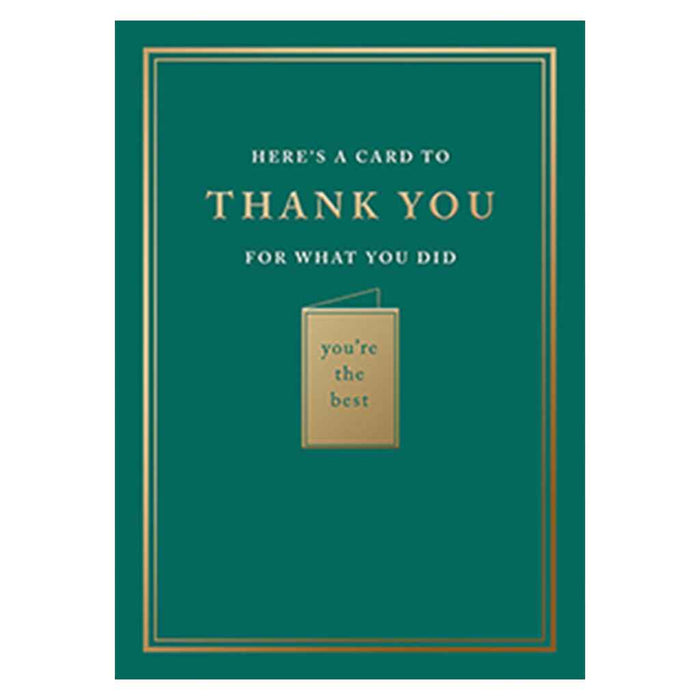A Card for What You Did Greeting Card