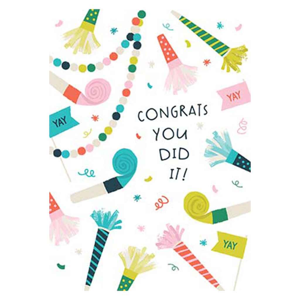 You Did It Greeting Card