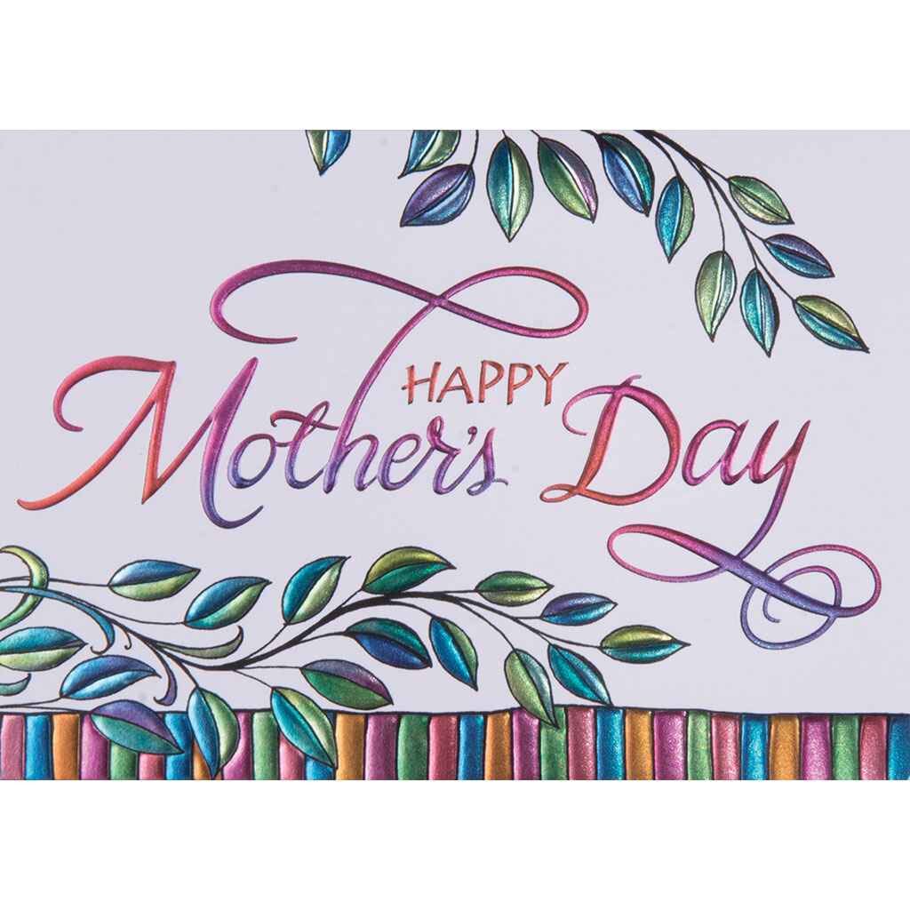 Mother&#39;s Day Leaves Greeting Card