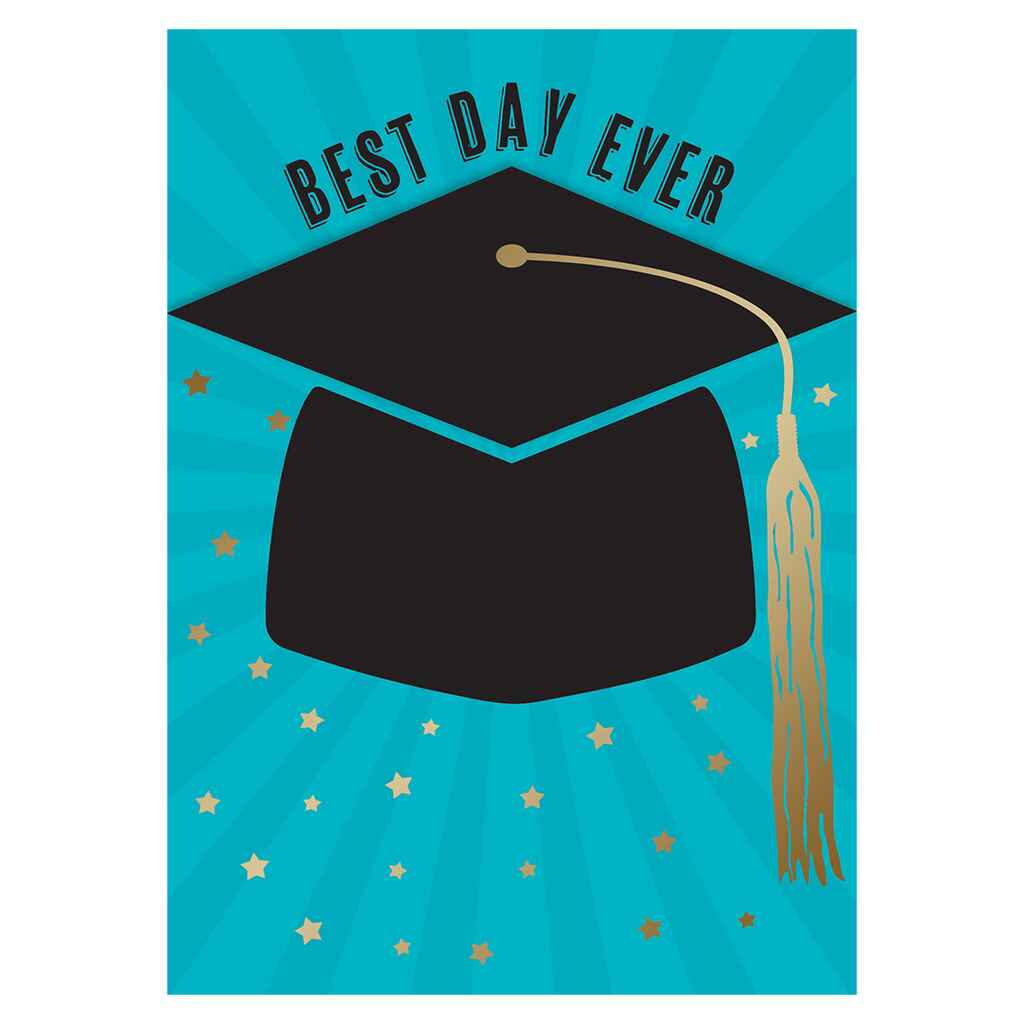 Fancy Graduation Cap Greeting Card