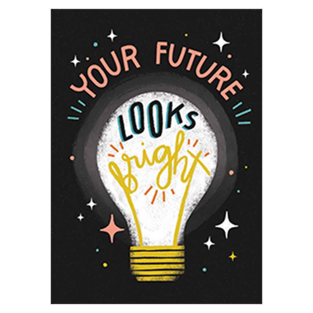 Bright Future Light Bulb Greeting Card