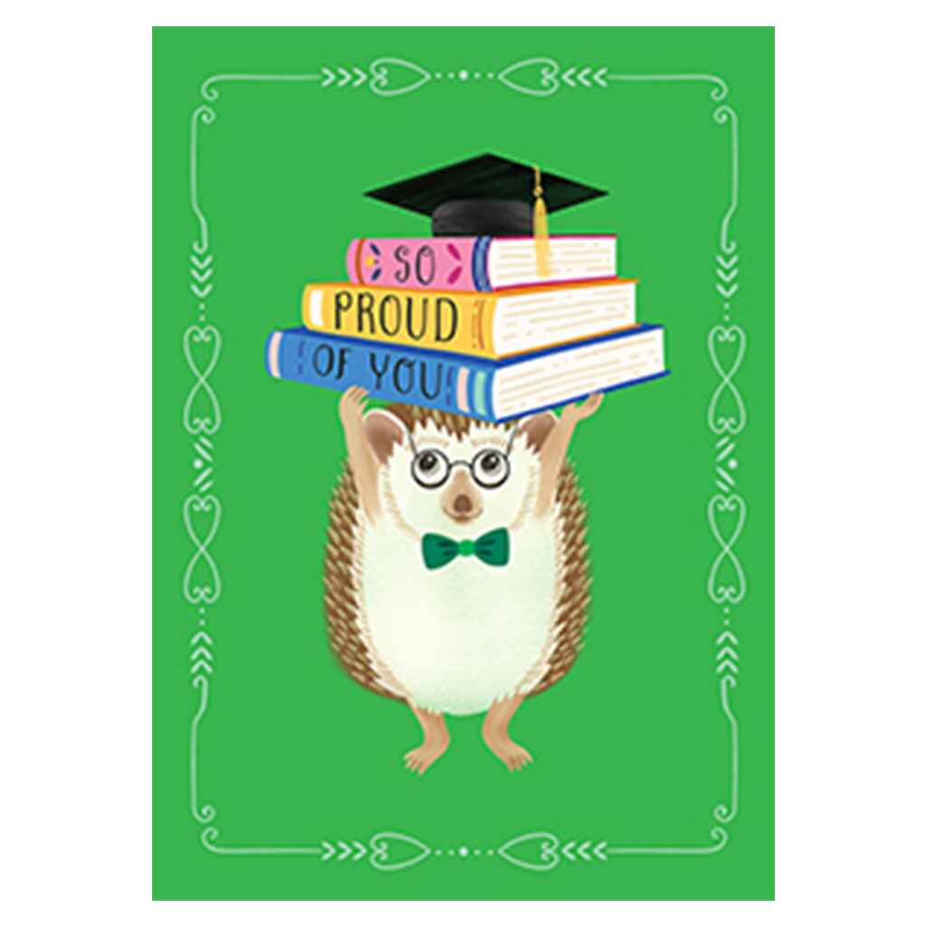 Proud Hedgehog Greeting Card