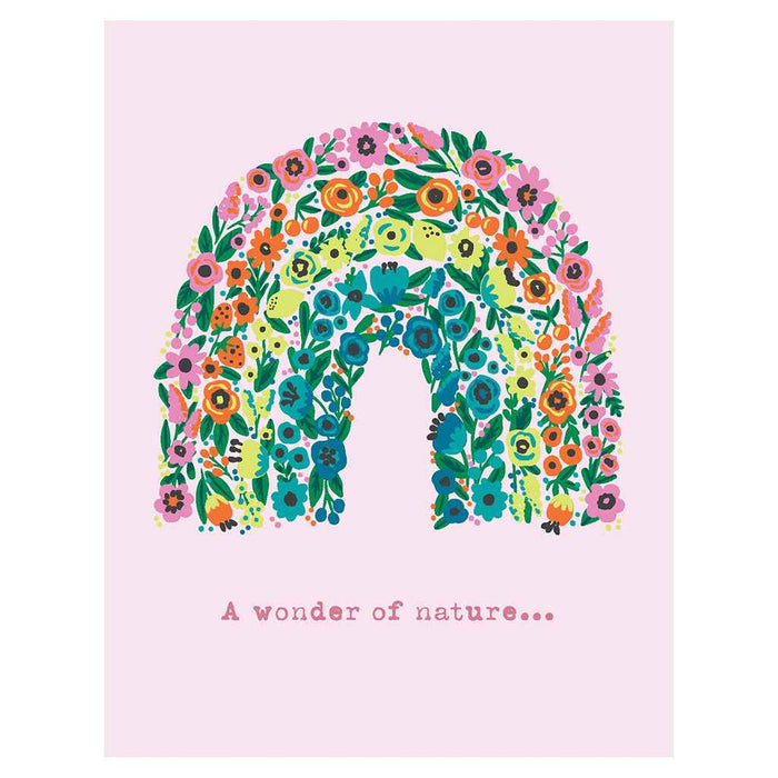 Rainbow of Flowers Greeting Card