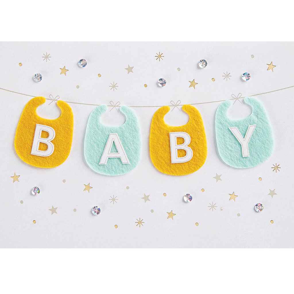 Baby Bibs Greeting Card