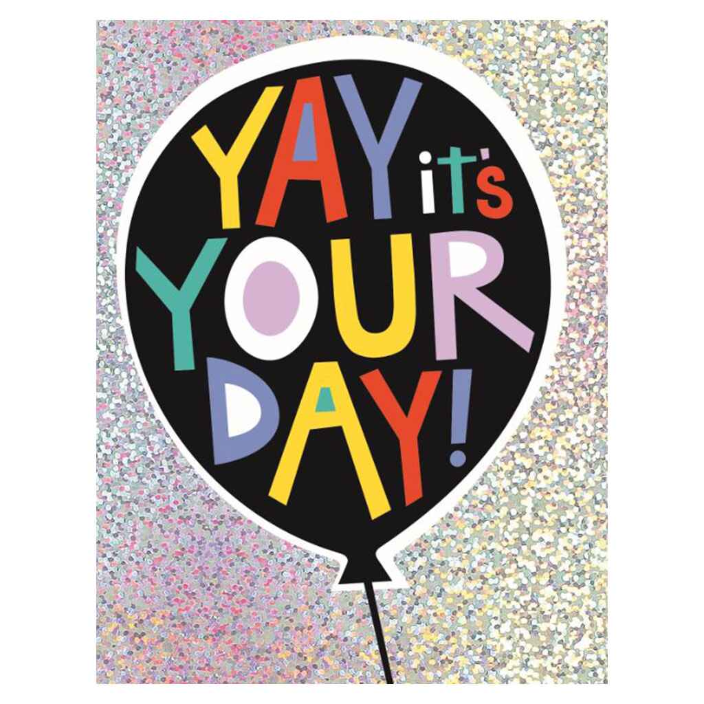 Prismatic Balloon Greeting Card