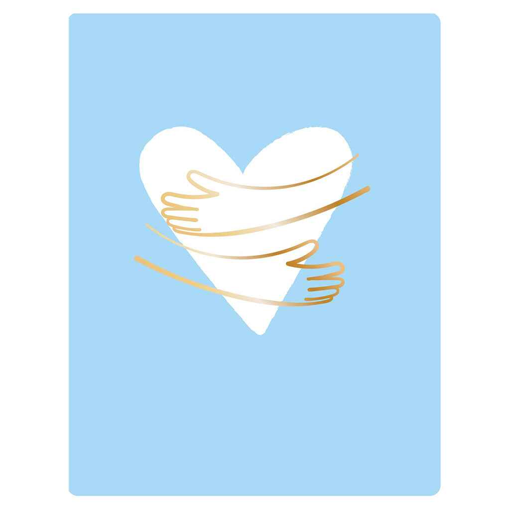 Arms Sending Hugs Greeting Card