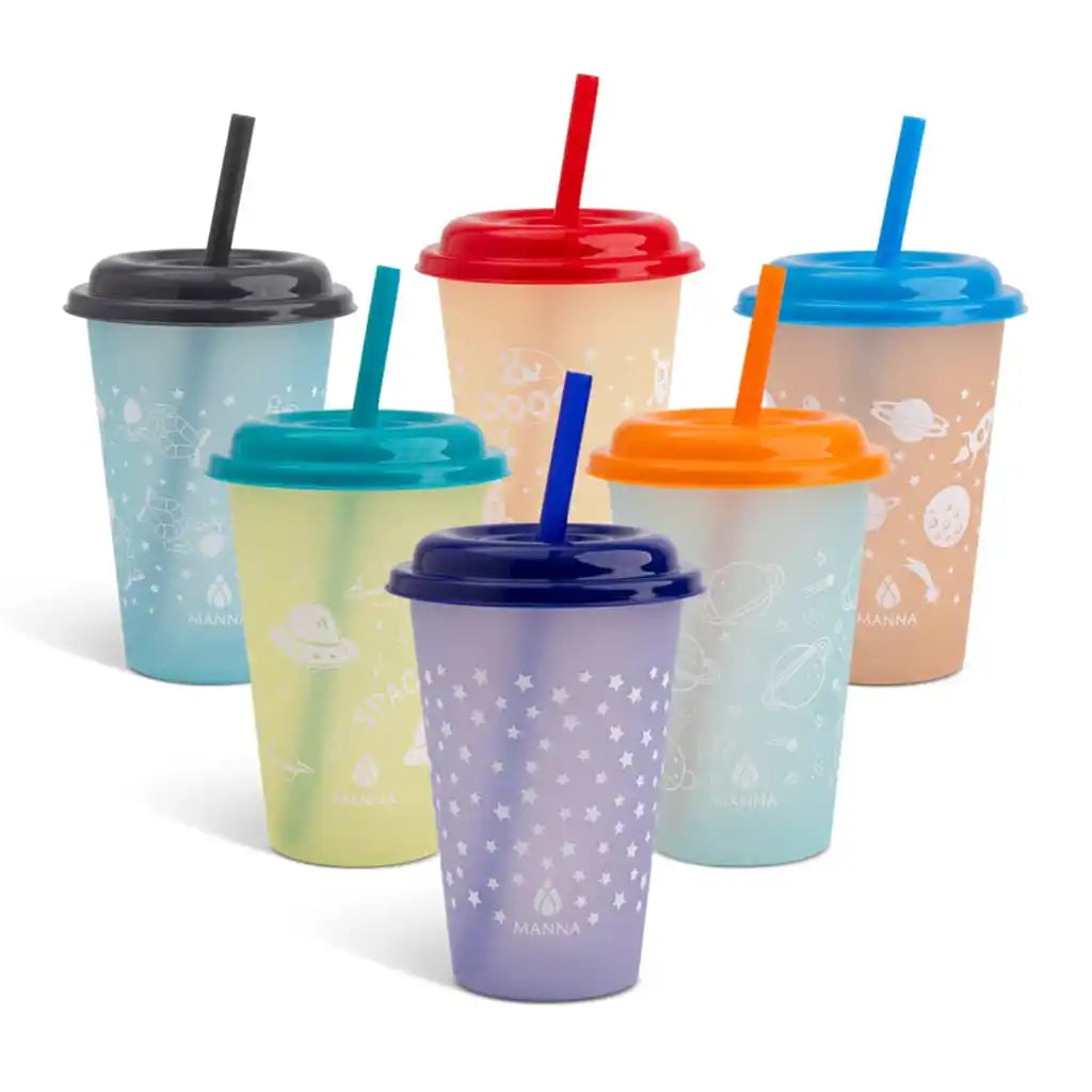 6pk 12oz Color Changing Tumbler, Assorted Space
