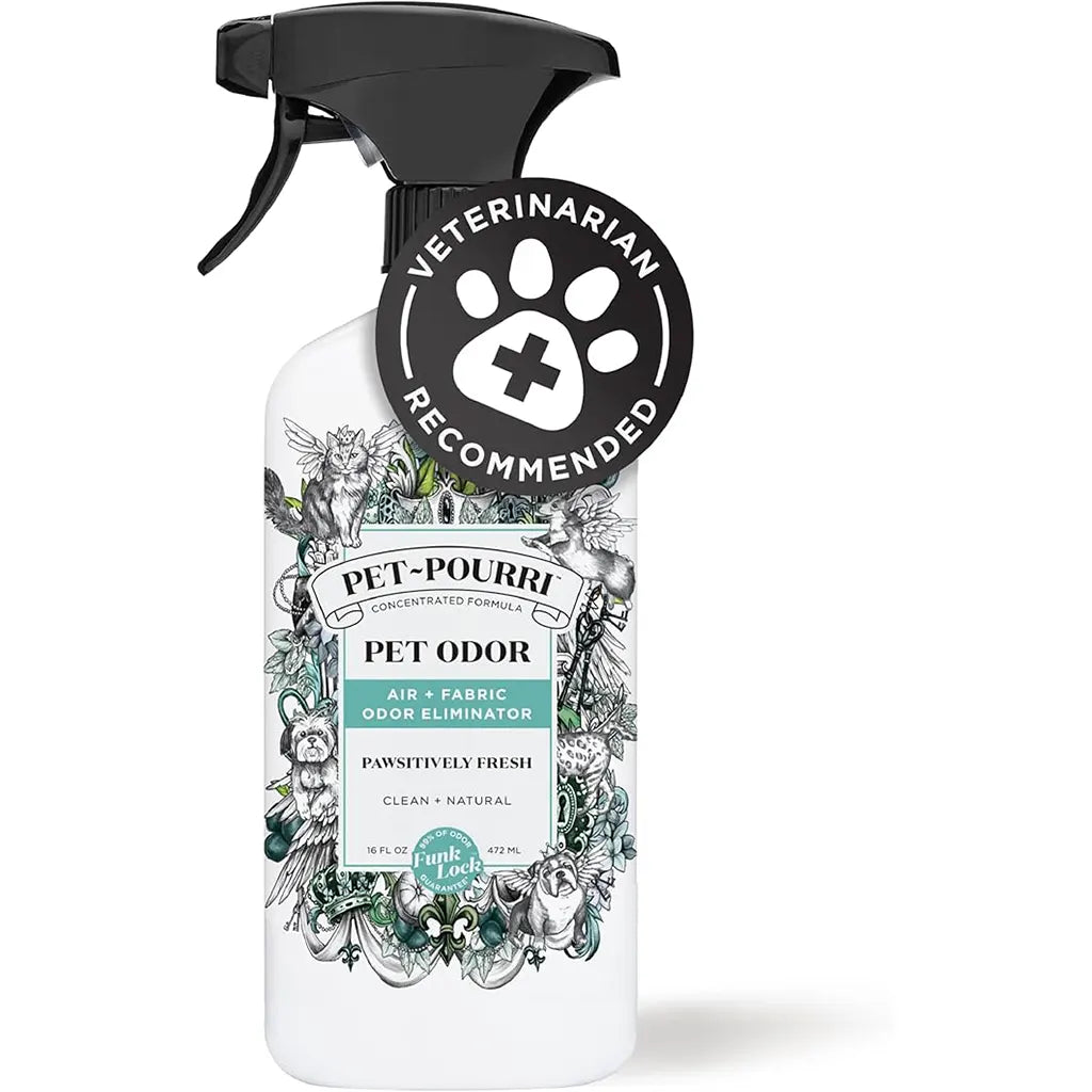 Pet Pourri Odor Freshener Spray, Pawsitively Fresh 16oz