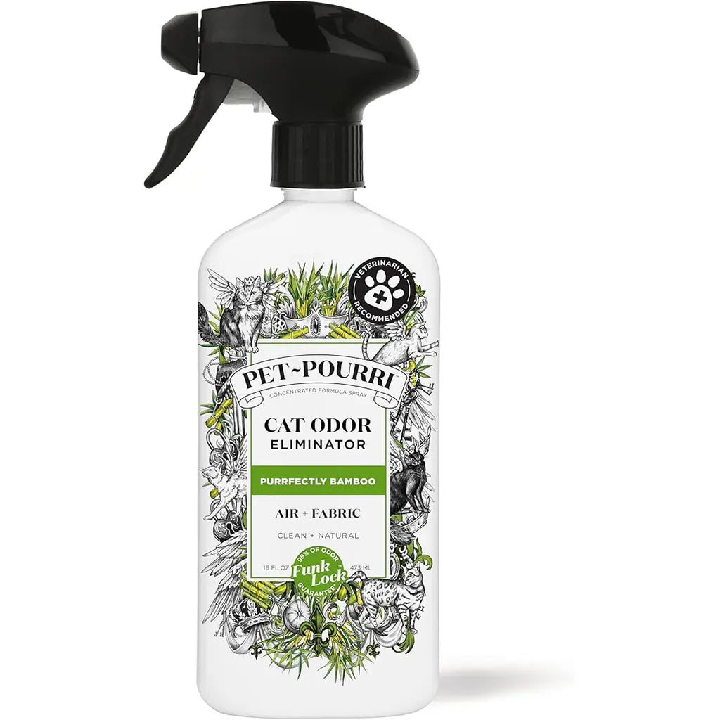 Pet Pourri Cat Odor Eliminator Purrfectly Bamboo 16oz