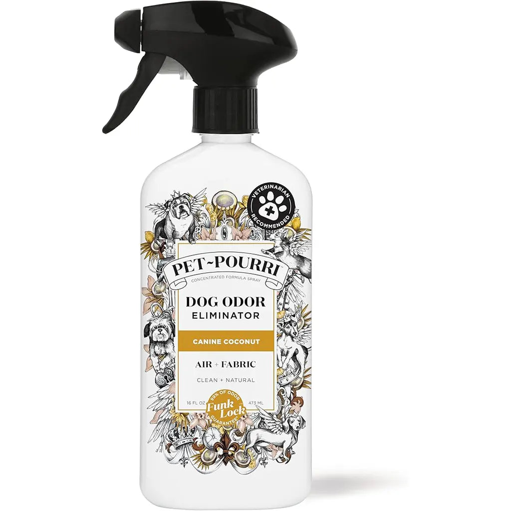 Pet Pourri Odor Eliminator Canine Coconut Dog, 16oz