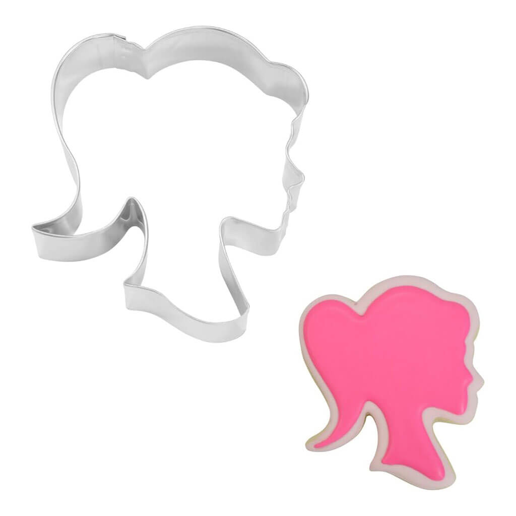 Doll Head Cookie Cutter, 3.5in