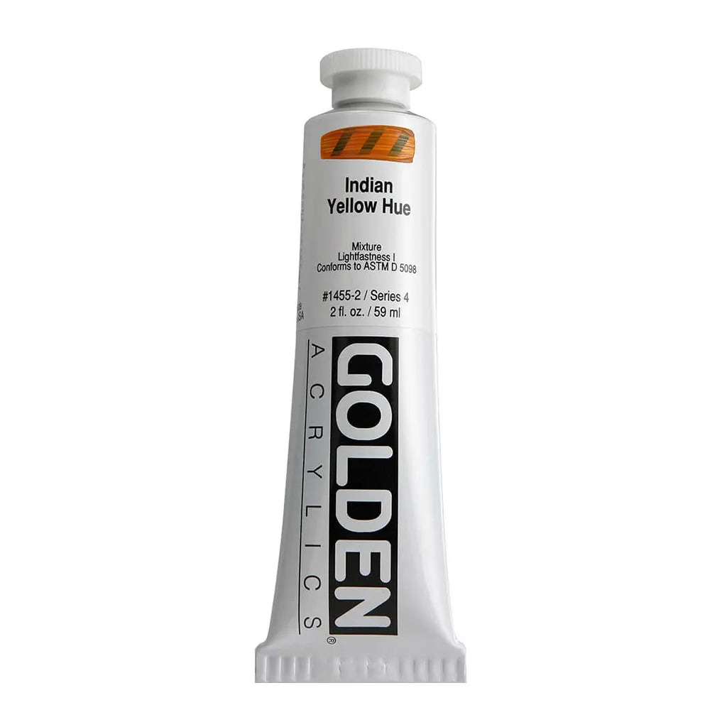 Golden Heavy Body Acrylic 2oz India Yellow Hue S4