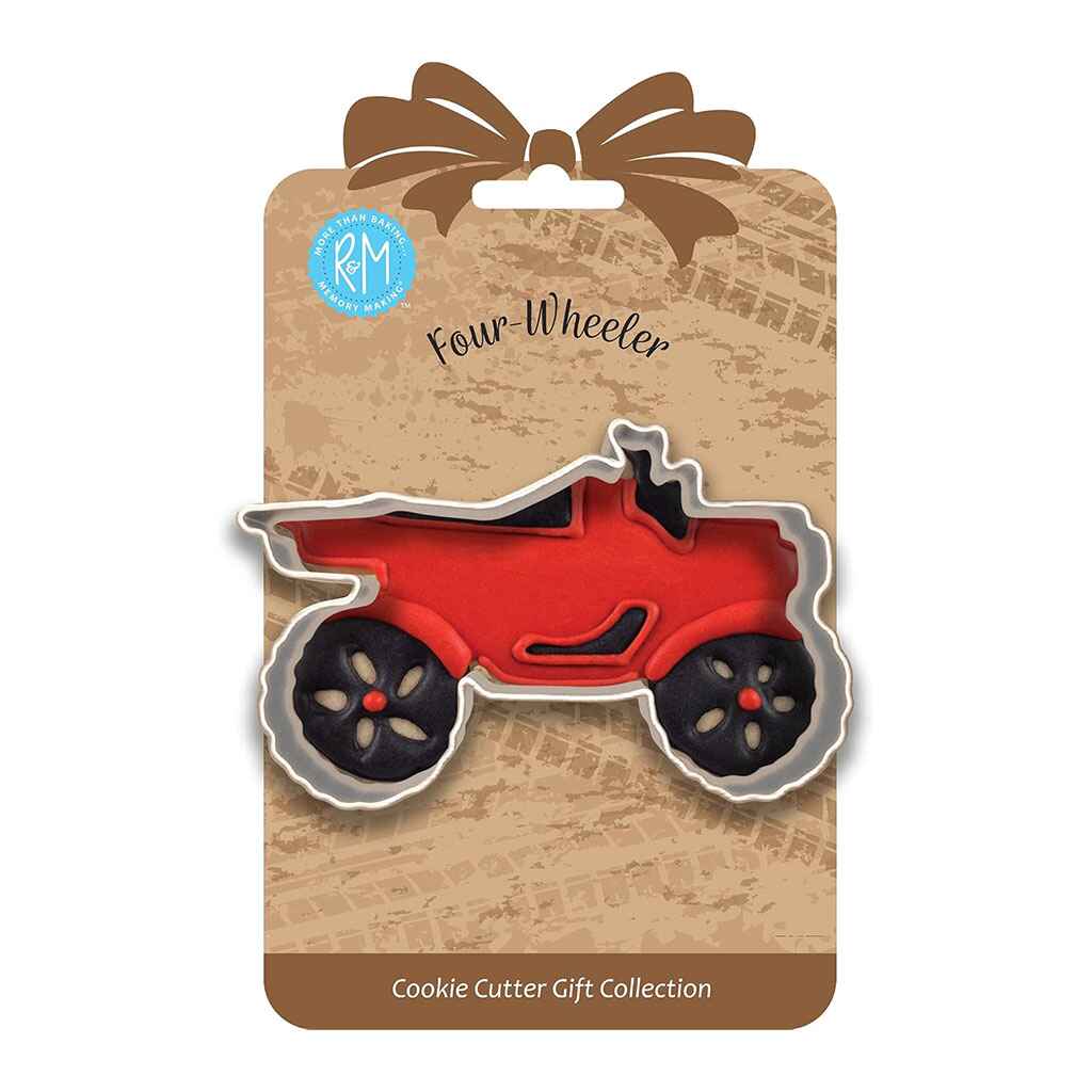 Four Wheeler Cookie Cutter, 3.75in