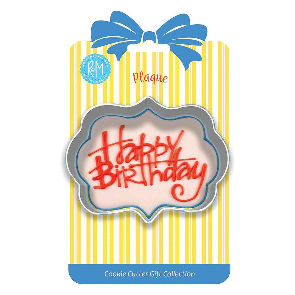 Plaque Cookie Cutter, 3.5in