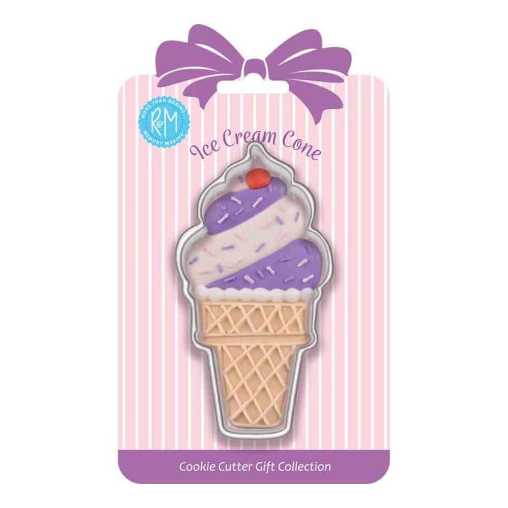 Ice Cream Cone Cookie Cutter, 4in