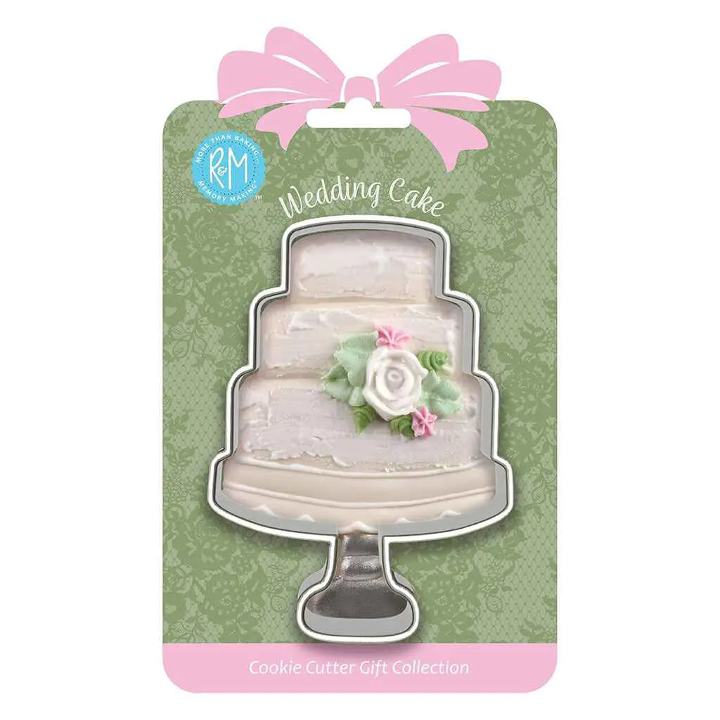 Wedding Cake Cookie Cutter 4in, Carded
