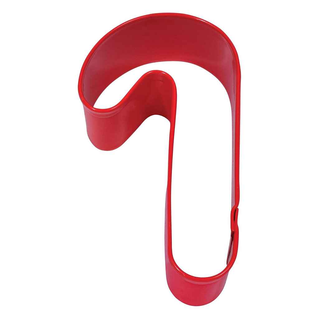 Candy Cane Cookie Cutter Red, 3.5in