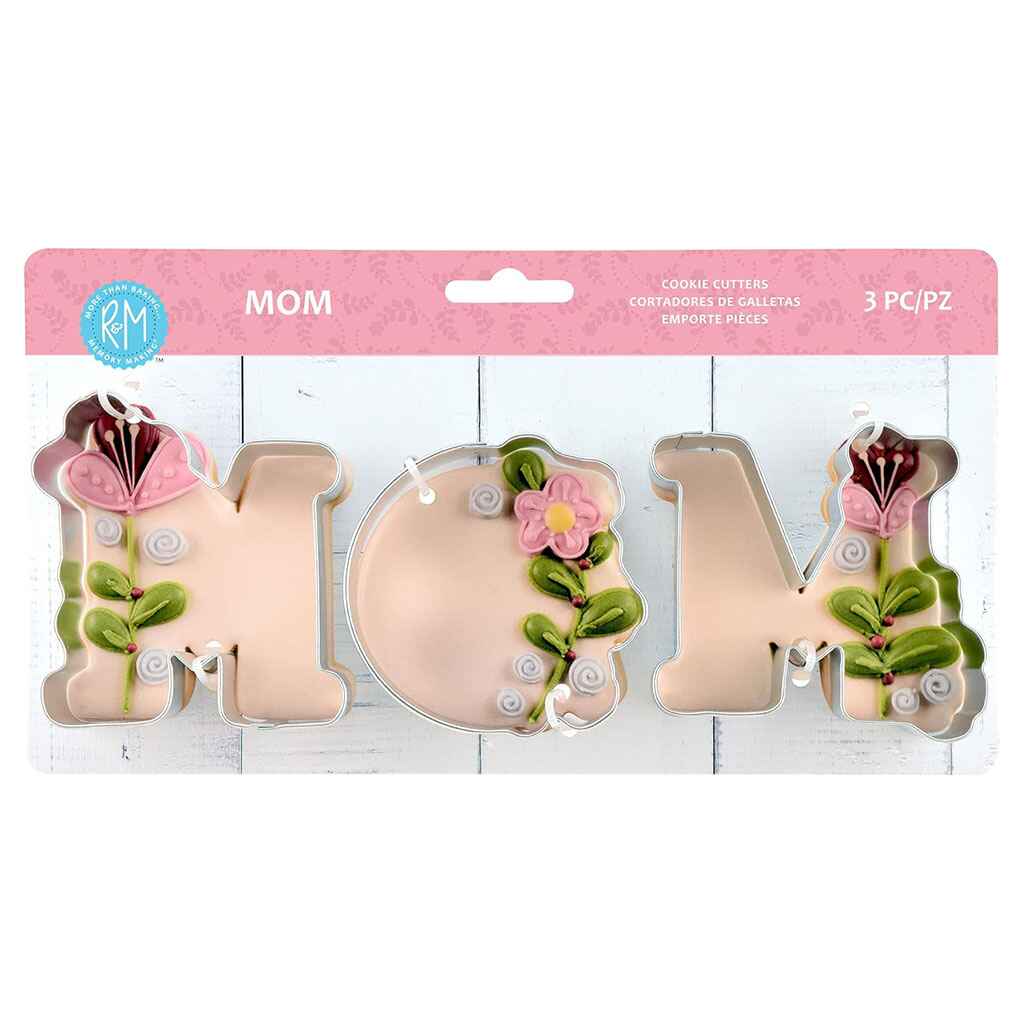 Mom Cookie Cutter Set, 3pc