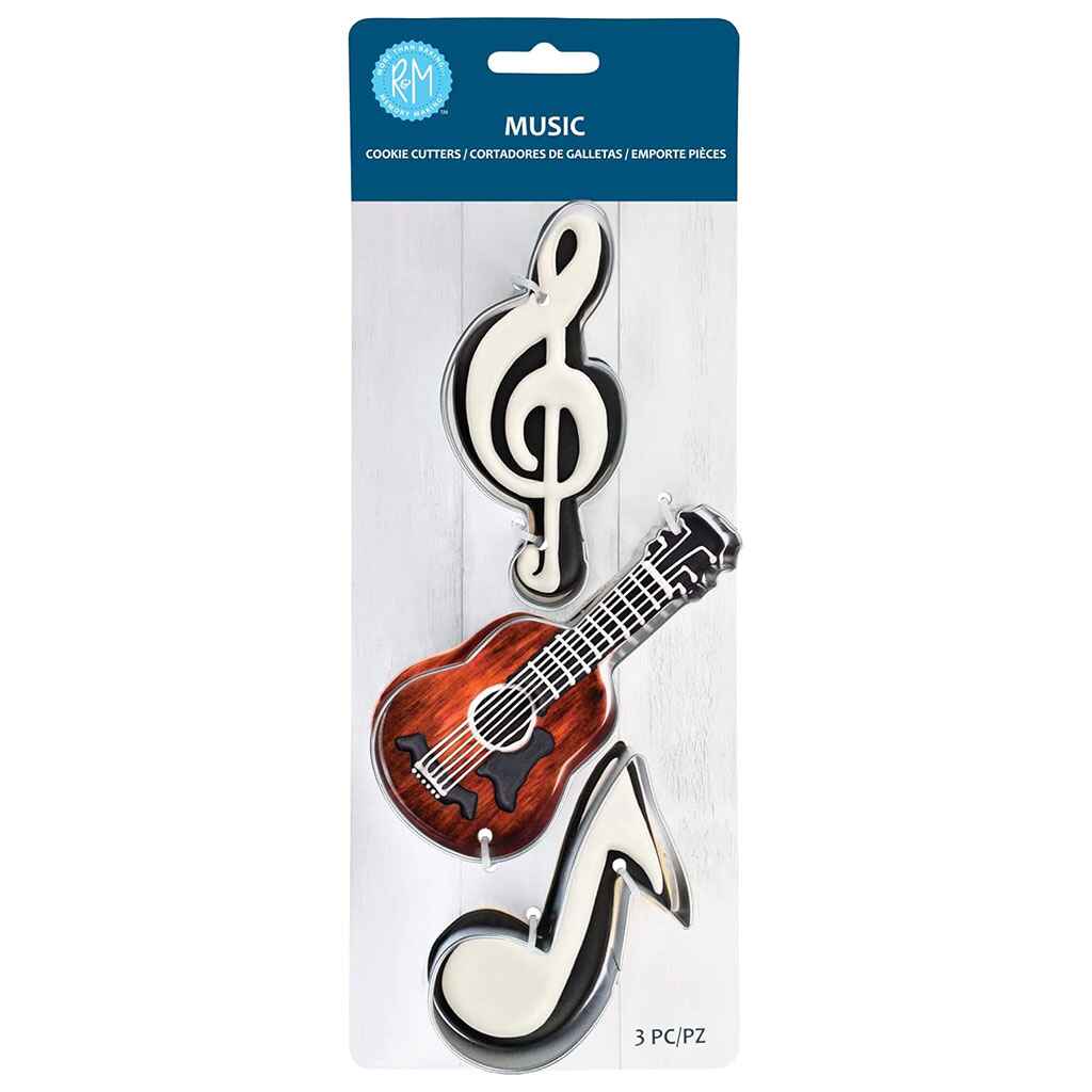 Music Cookie Cutter Set, 3pc
