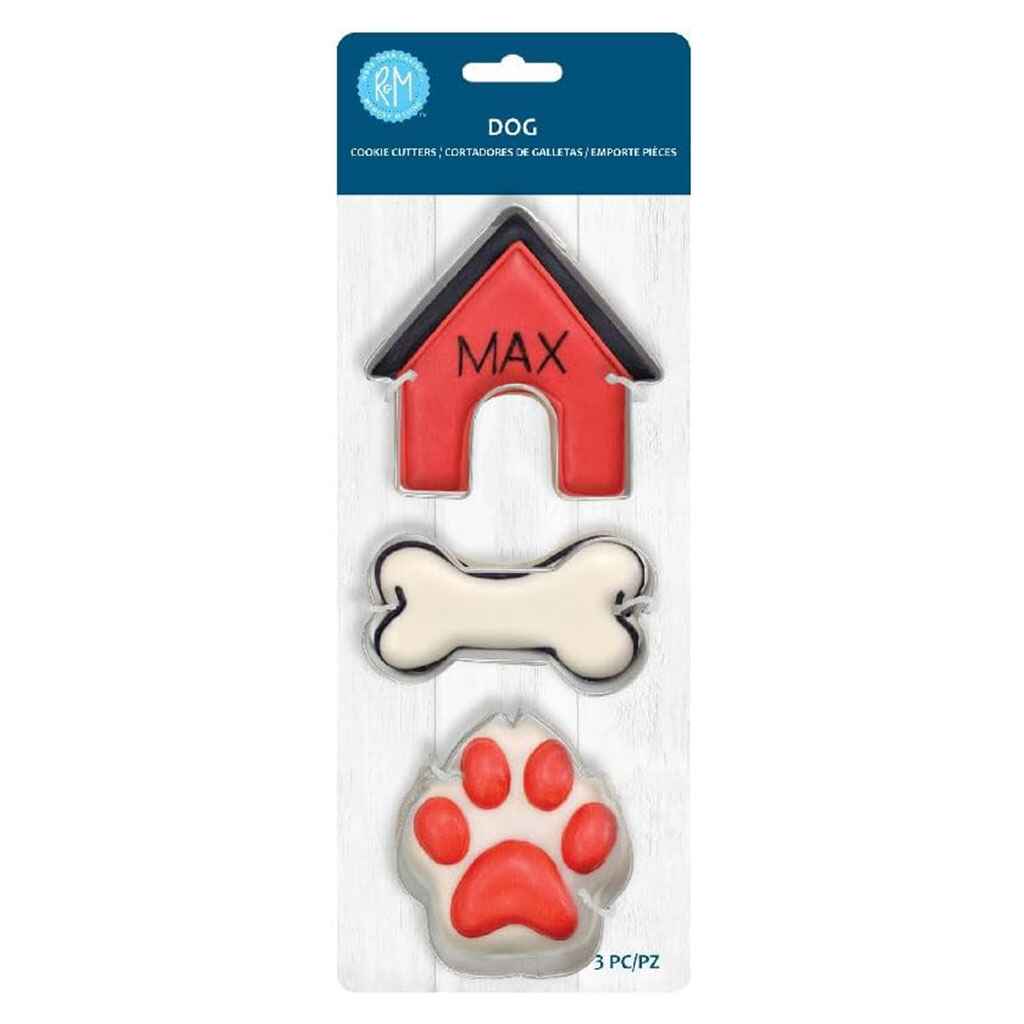Dog Cookie Cutter Set, 3pc