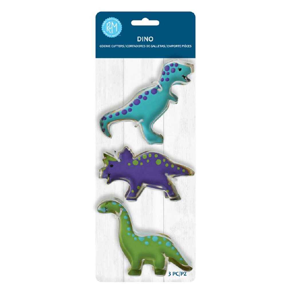 Dino Cookie Cutter Set, 3pc