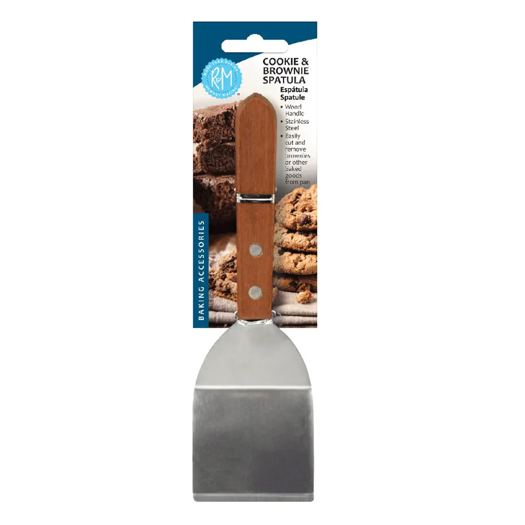 Spatula 7.5in Carded Wood Handle