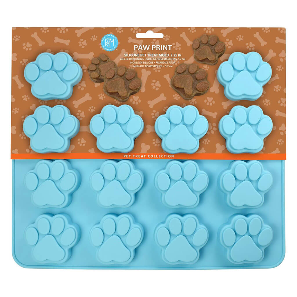 Pet Treat Molds Paw Prints