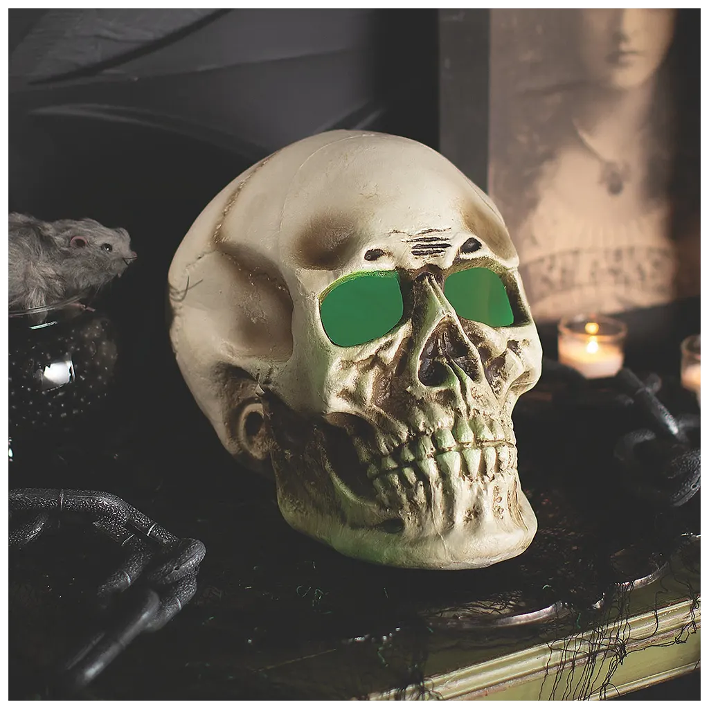 Light Up Giant Skull