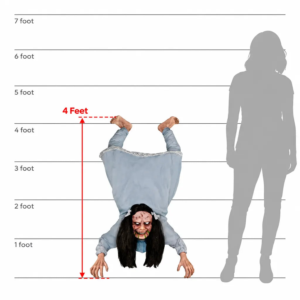 Hanging Possessed Girl, 49in
