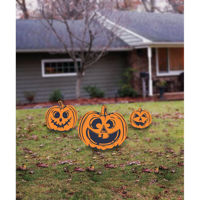 UV Reactive Pumpkin Patch Decor