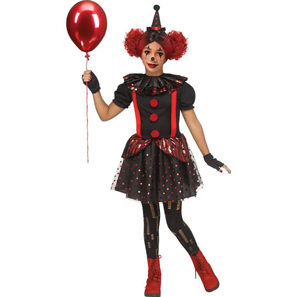 Chrome Clown Child Costume