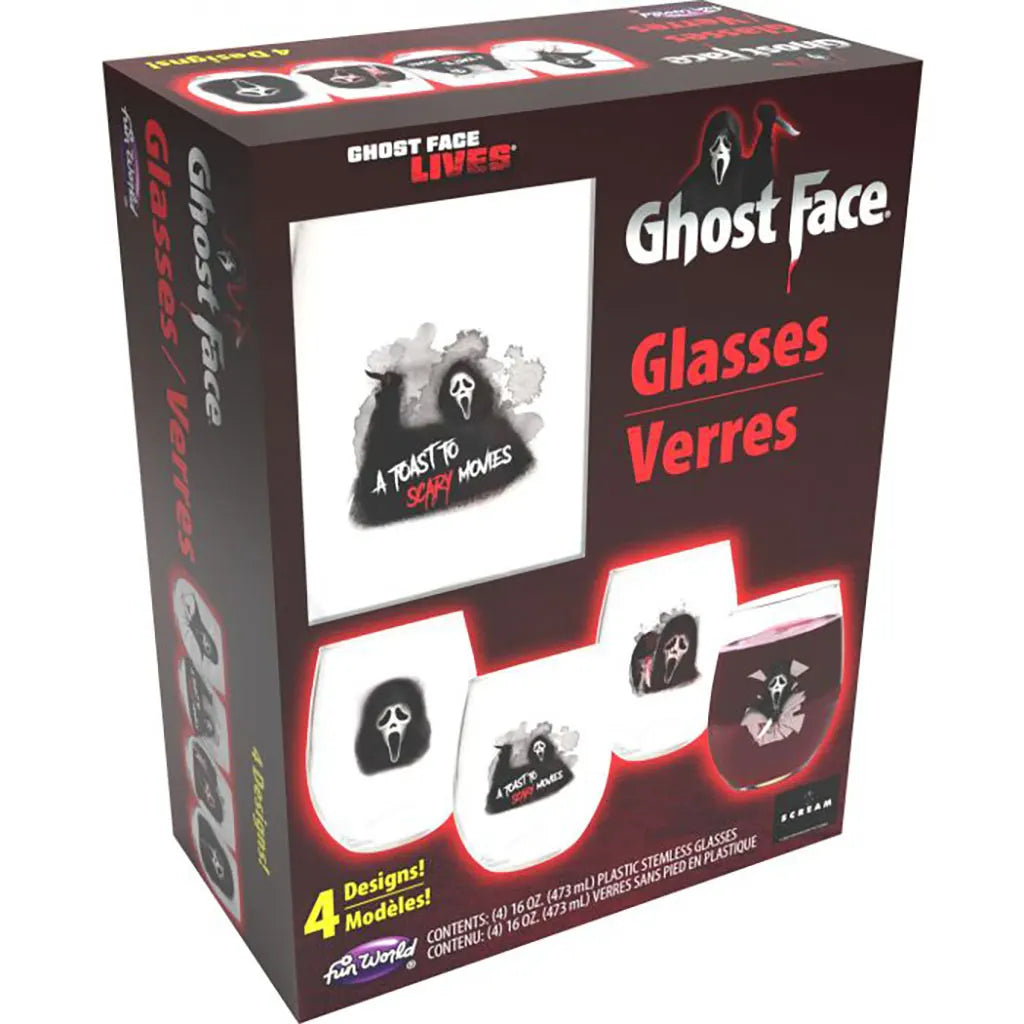 Ghostface Wine Tumbler Set/4