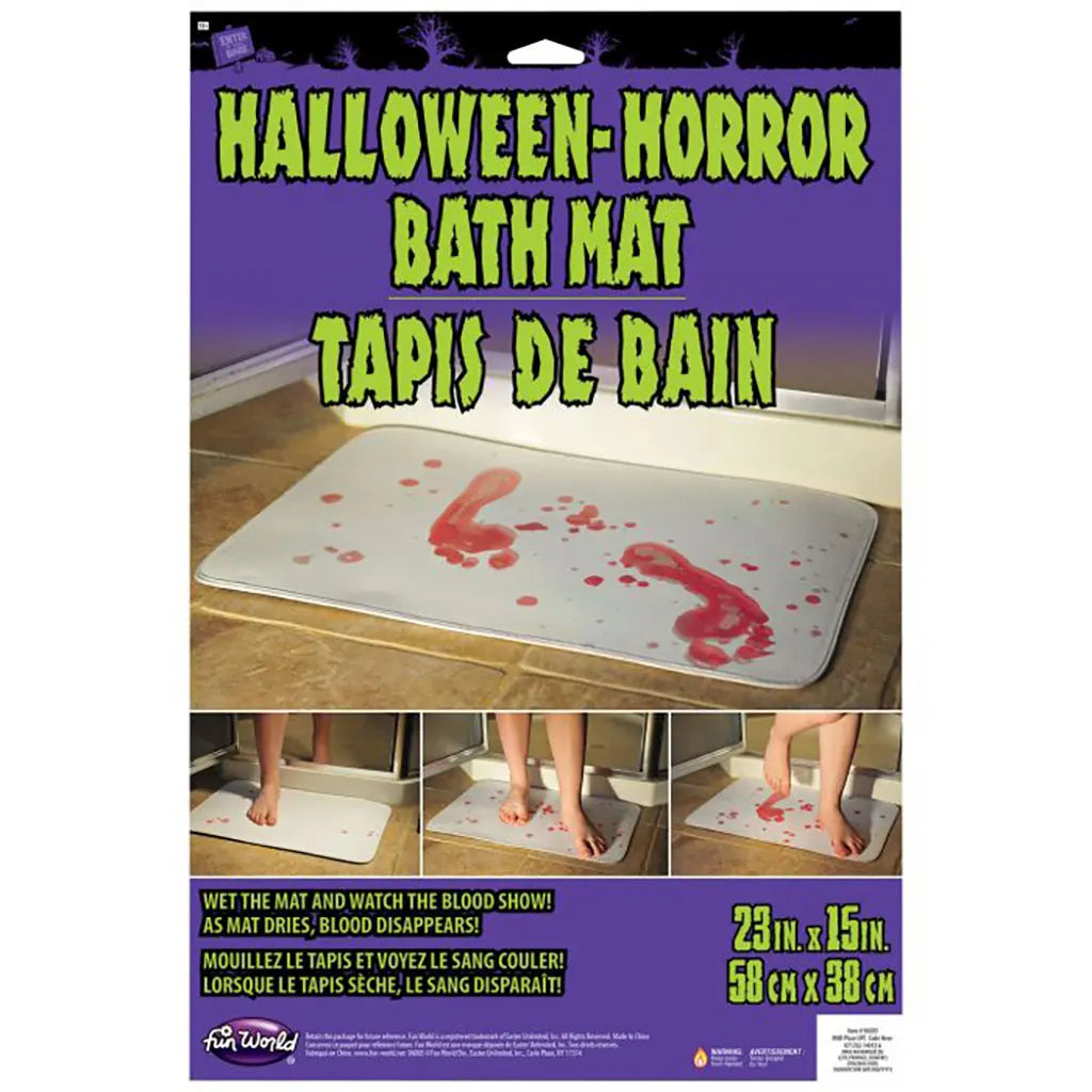 Halloween-Horror Bathmat 15in x 23in