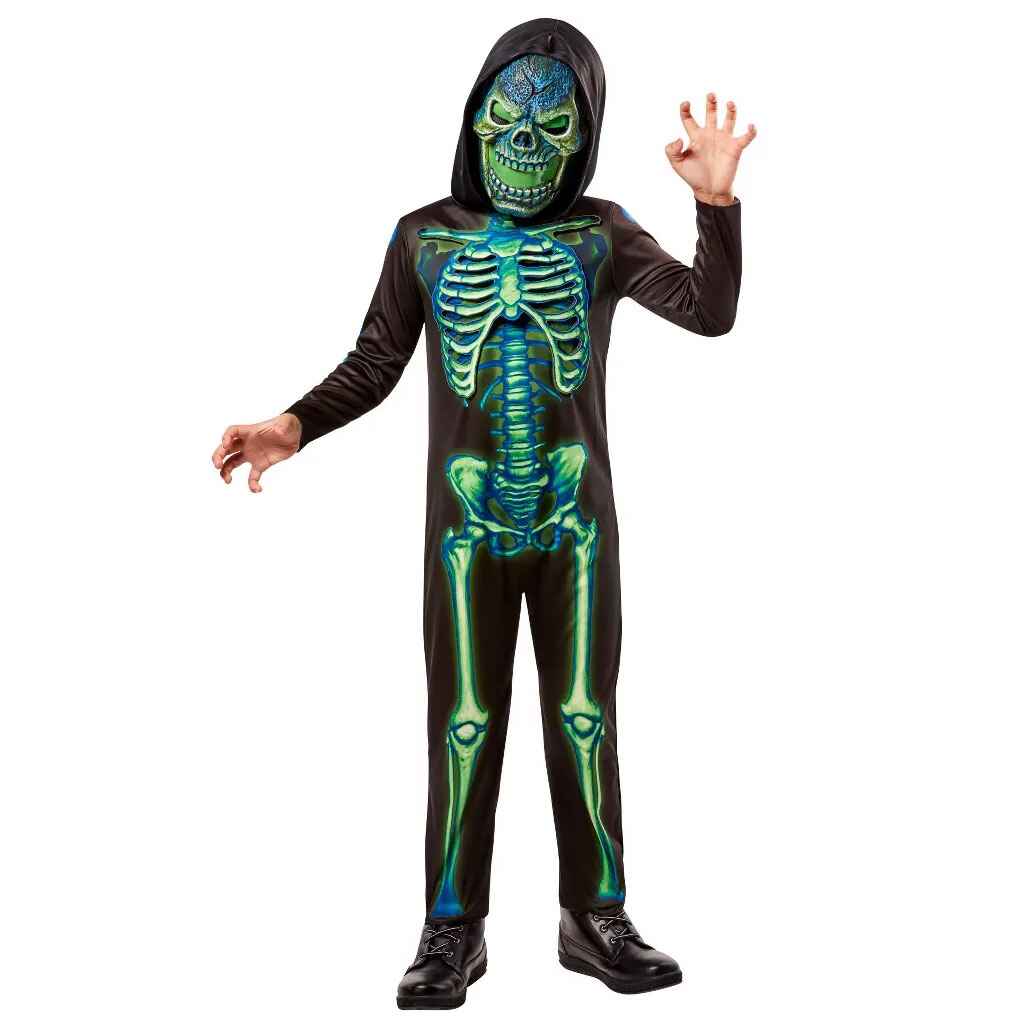 Light Up Neon Skeleton Costume