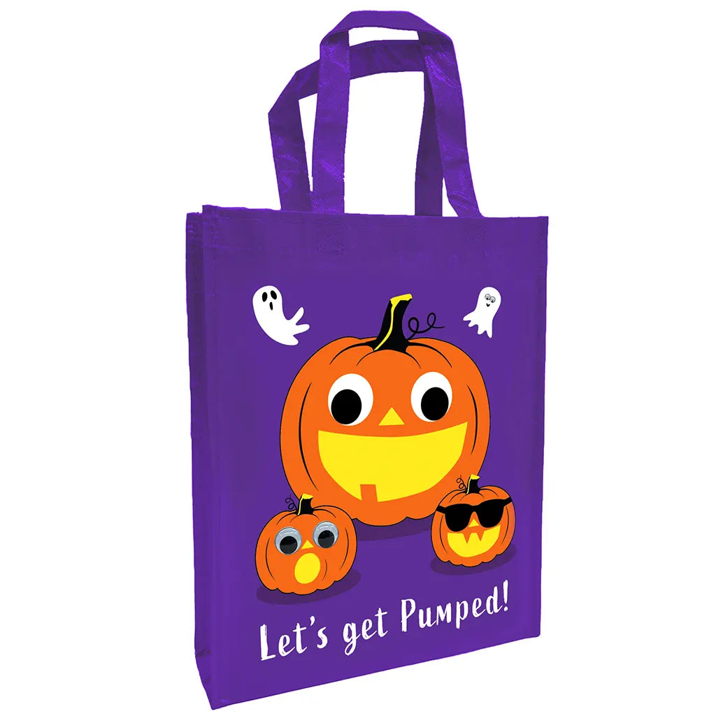 Pumpkin Googly-Eyes Treat Tote Bag