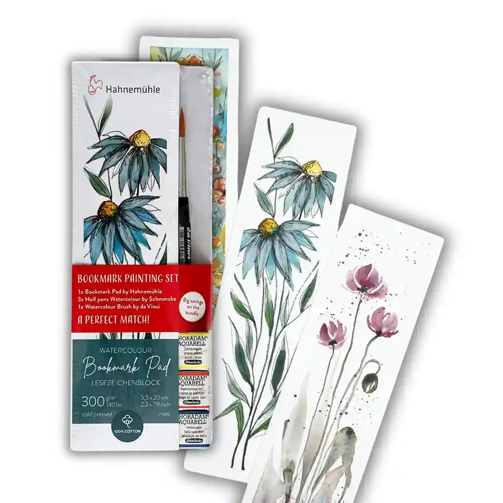 Bookmark Painting Set 3X Half Pans Watercolour By Schminck