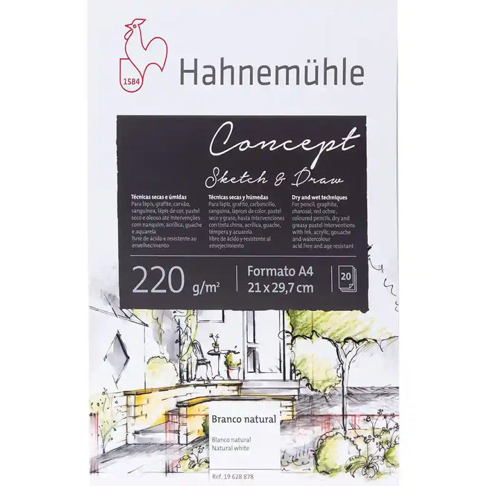 Concept Sketch&Draw 220Gsm, Din A4, 20 Sheets