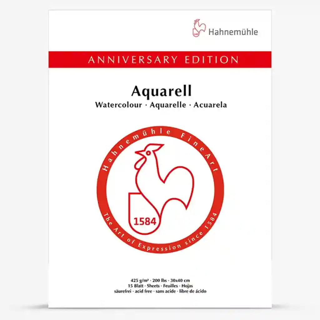 Anniversary Edition &quot;Watercolour&quot; 425Gsm, 30 x 40cm, 15 Sheets