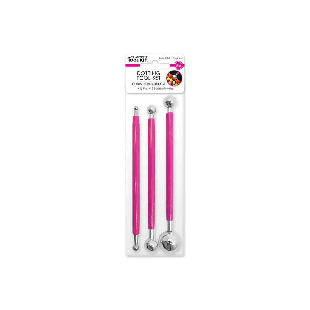 Crafter's Toolkit: Dotting Tool Set 3pc Asst