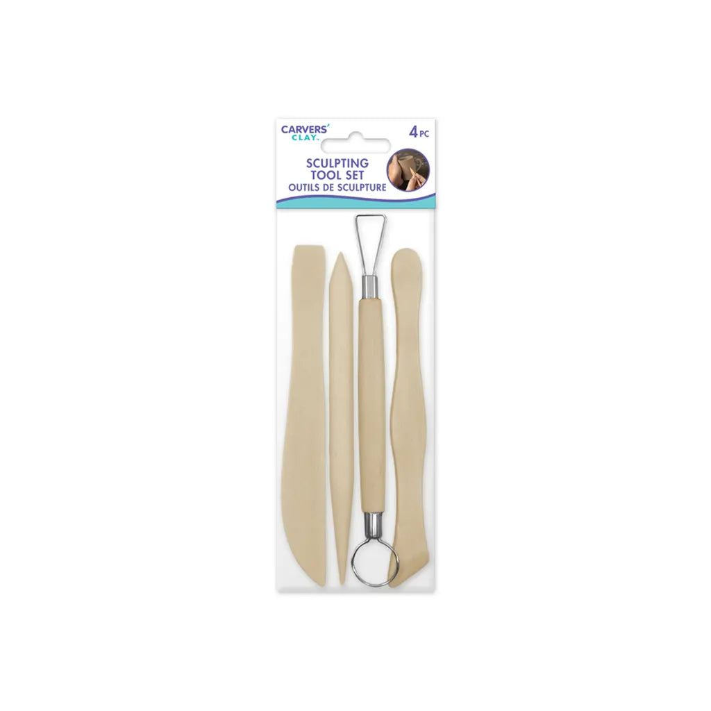 Carvers' Clay: Sculpting Tool Set 4pc Asst