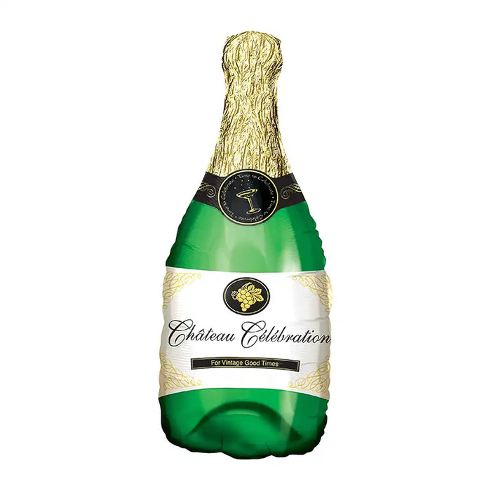 Champagne Bottle Super Shape Balloon, 36in