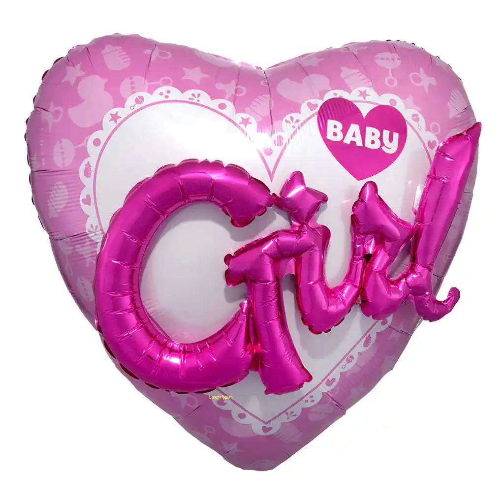 Celebrate Baby Girl Multi-Balloon, 36in