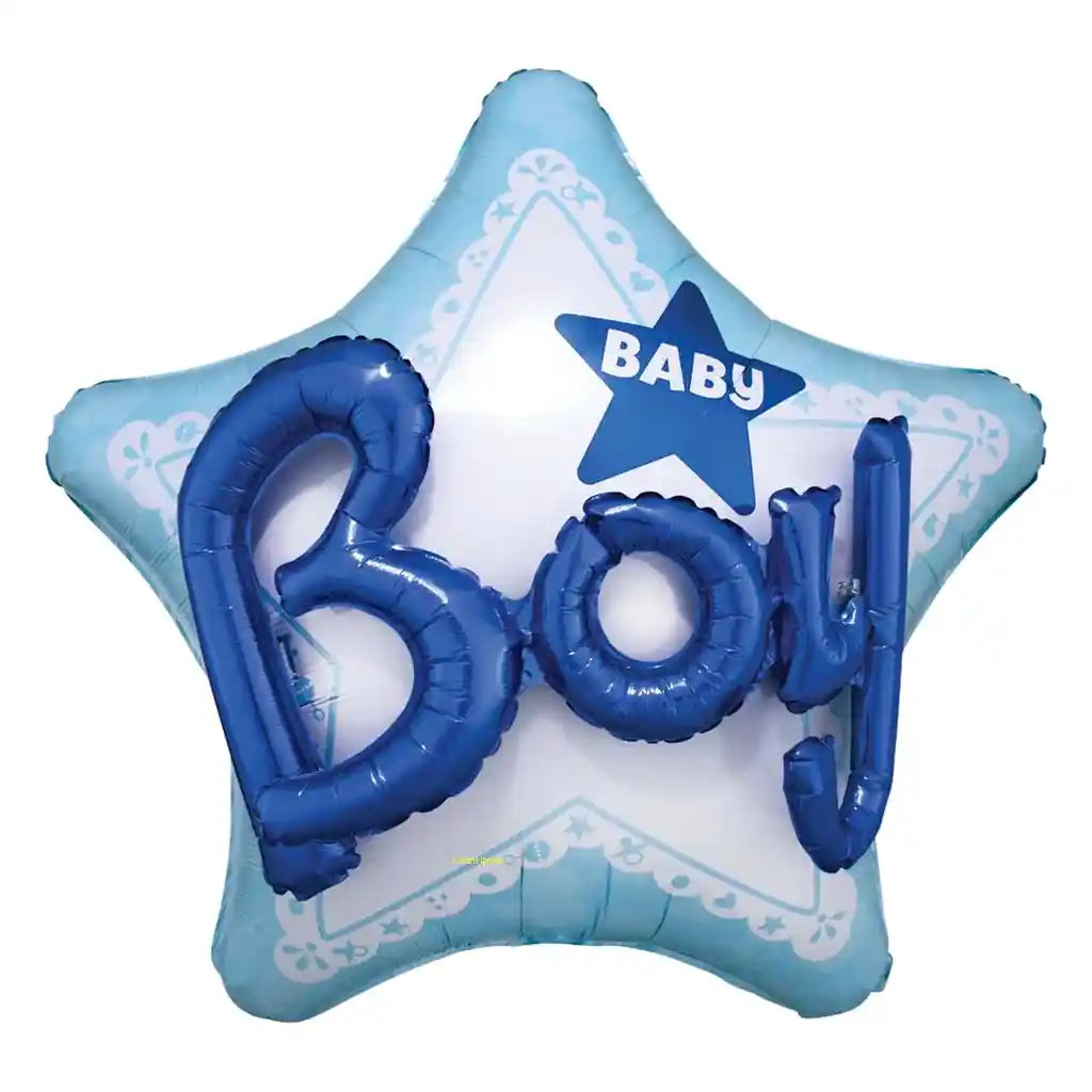 Celebrate Baby Boy Multi-Balloon, 32in