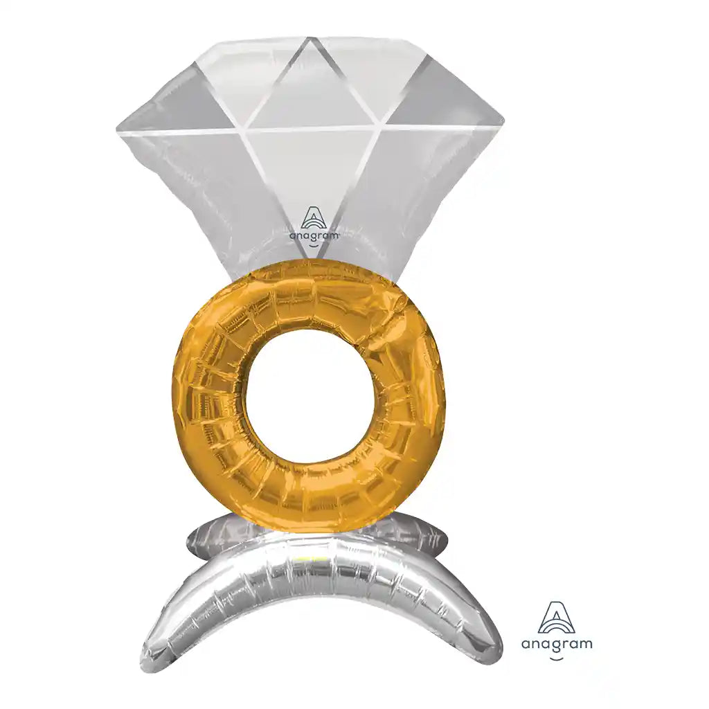 Wedding Ring Centerpiece, 21in