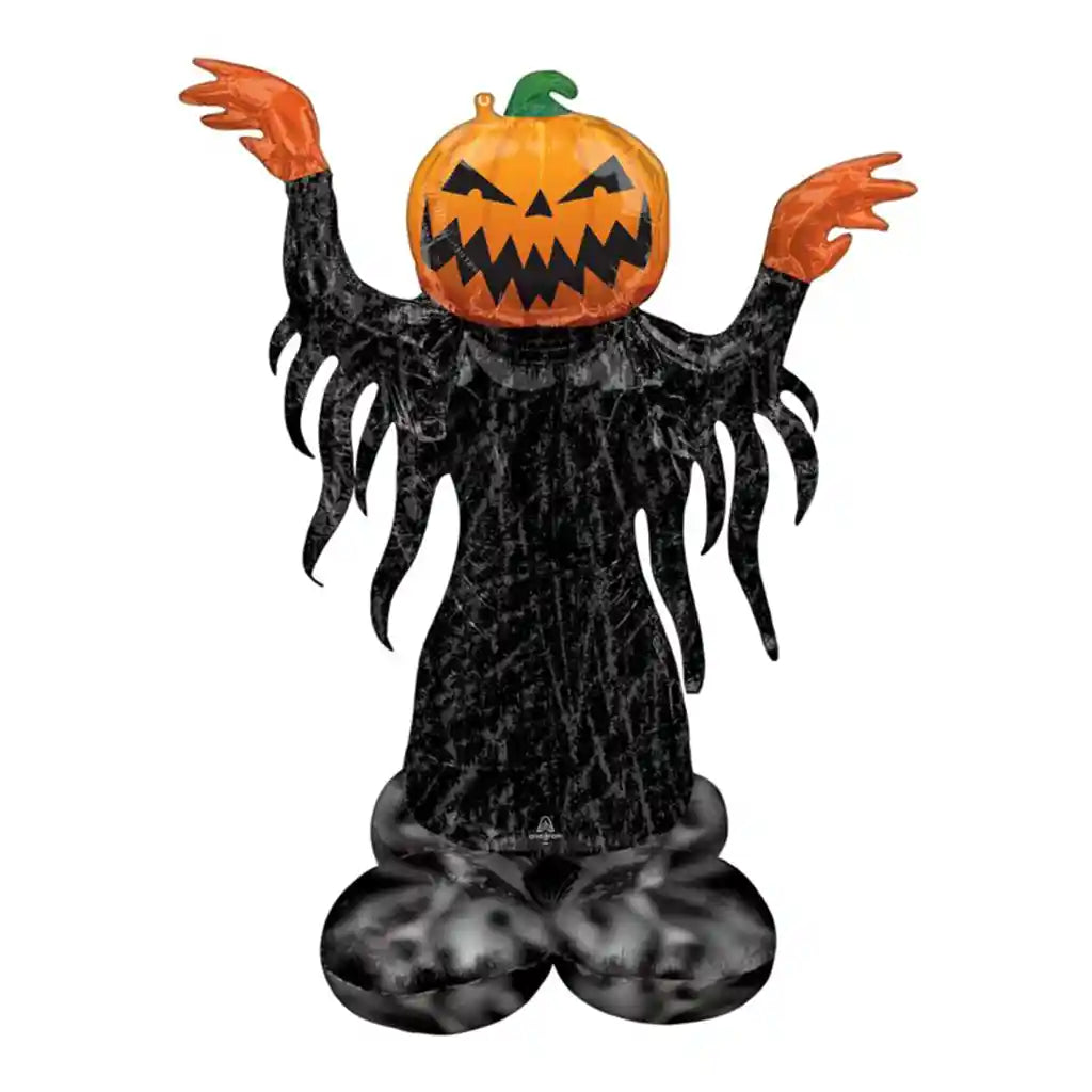 Pumpkin Head Ghost Airloonz Balloon, 53in