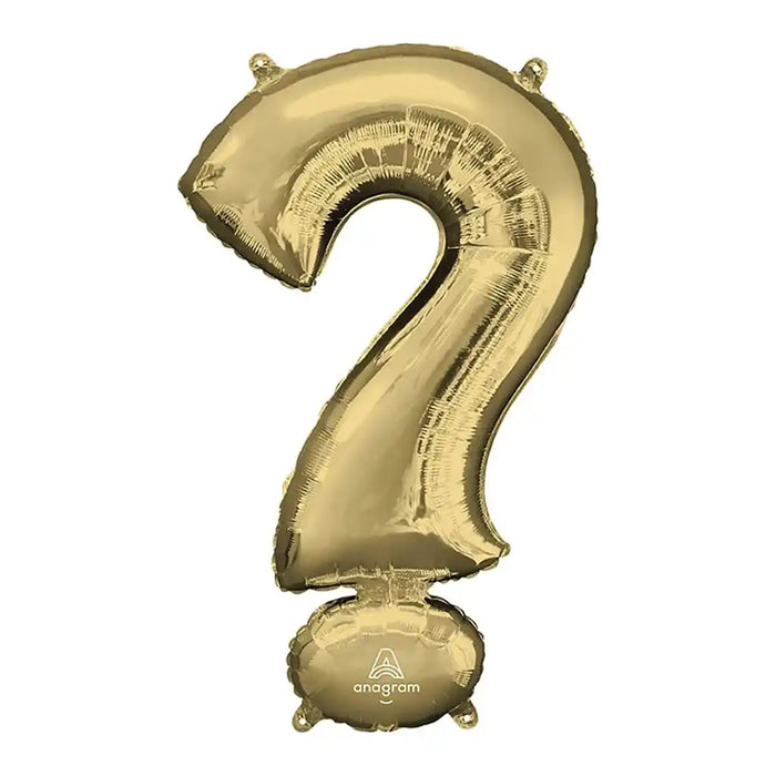 Symbol Question Mark White Gold, 36in