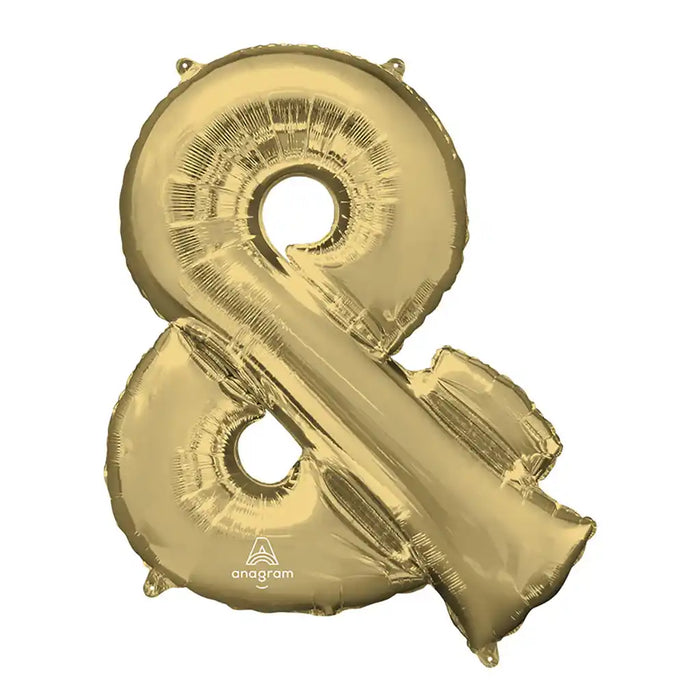 Symbol & Ampersand Sign White Gold, 34in