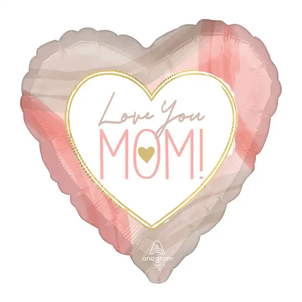 Cutout Collage Mom Foil Balloon, 18in